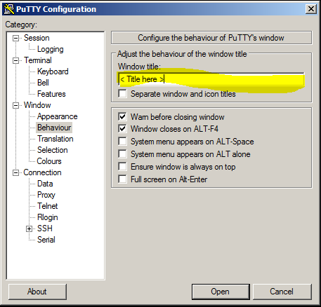 Putty serial port scripts for playstation 2